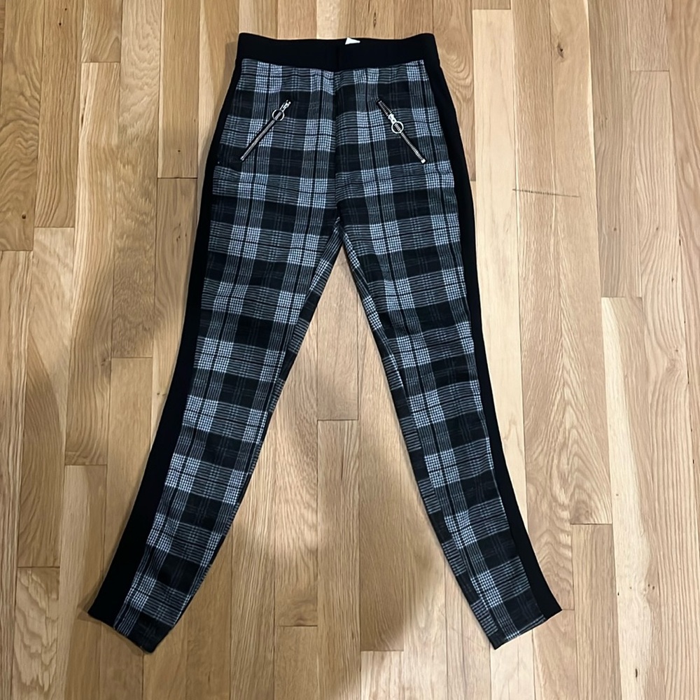 Justice plaid strength pants